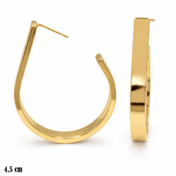 Kolczyki miedź pozłacana 14k - MF42062