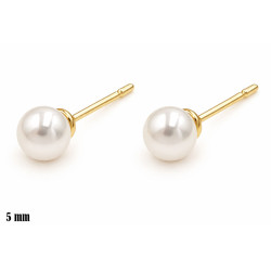 Kolczyki miedź pozłacana 14k - MF42045