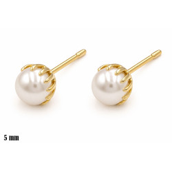 Kolczyki miedź pozłacana 14k - MF42042