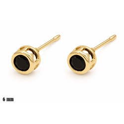 Kolczyki miedź pozłacana 14k - MF42055