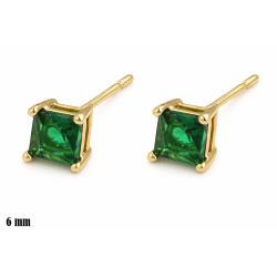 Kolczyki miedź pozłacana 14k - MF42056