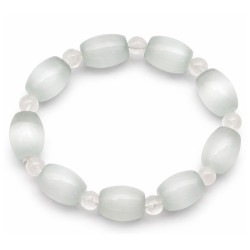 Bransoletka Merebilo [ szkło + kamień ] - BR9021