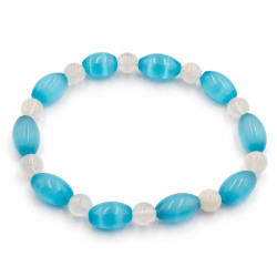 Bransoletka Merebilo [ szkło + kamień ] - BR7001