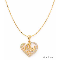 Naszyjnik Xuping pozłacana 18k - MF3620576