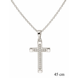 Naszyjnik Xuping rodowany - MF3601804