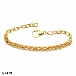 Bransoletka Xuping pozłacana 18k - MF38970