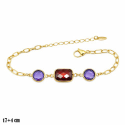 Bransoletka Xuping pozłacana 18k - MF40015