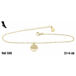 Bransoletka na kostkę Merebilo Stal 316L - MF30665-G2