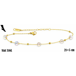 Bransoletka na kostkę Stal 316L - MF35617