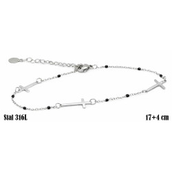 Bransoletka ze stali chirurgicznej - MF1974BS