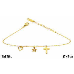 Bransoletka ze stali chirurgicznej - 5010535B