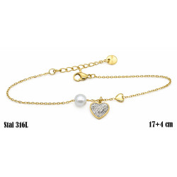 Bransoletka Xuping Stal 316L - MF34087-AP