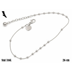 Bransoletka Xuping na kostkę Stal 316L - MF35530