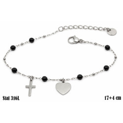 Bransoletka Xuping Stal 316L - MF38658BP