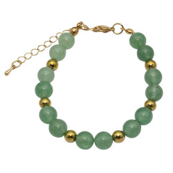 Bransoletka Merebilo [ awenturyn zielony ]  - MF41651AZ