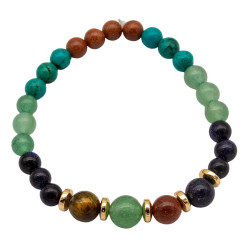 Bransoletka Merebilo [ mix kamień ] - MF41651MK