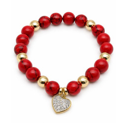 Bransoletka Merebilo [ imitacja korala ] - BRA12015