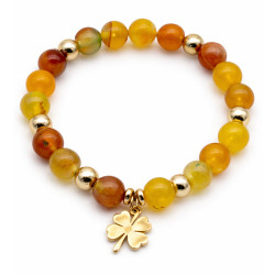 Bransoletka Merebilo [ agat bursztynowy ] - BRA15020