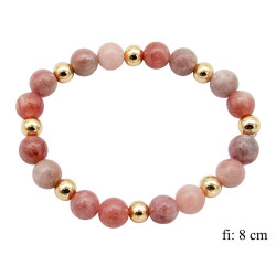 Bransoletka Merebilo [ kwarc truskawkowy ] - BRAN15026