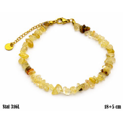 Bransoletka Merebilo Stal 316L [cytryn] - MF41988-C