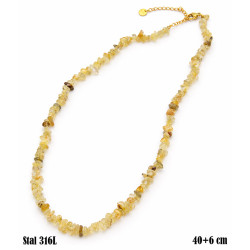 Naszyjnik Merebilo Stal 316L [cytryn] - MF41987-C