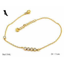 Bransoletka na kostkę Xuping Stal 316L - MF40495