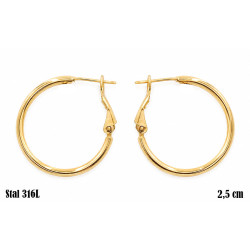 Kolczyki Xuping Stal 316L - MF40548