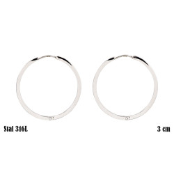 Kolczyki Xuping Stal 316L - MF40555