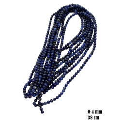 Sznurek Sodalit 4 mm Kamień - MF42472