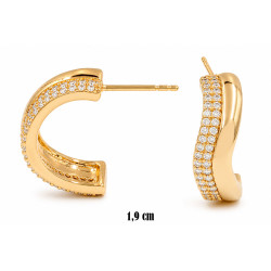 Kolczyki Xuping pozłacane 18k - MF40082