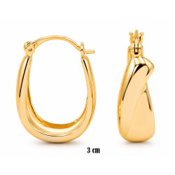 Kolczyki Xuping pozłacane 18k - MF40559
