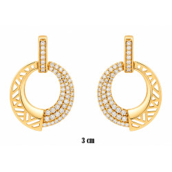 Kolczyki Xuping pozłacane 18k - MF40042