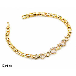 Bransoletka Xuping pozłacana 18k - MF40126