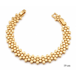Bransoletka miedź pozłacana 14k - MF42384