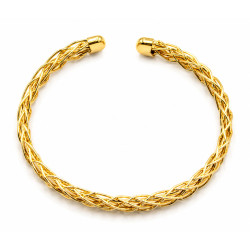 Bransoletka miedź pozłacana 14k - MF42424