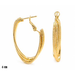 Kolczyki CM Miedź pozłacana 14k - MF41904