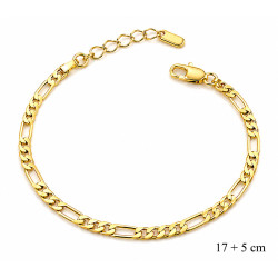 Bransoletka miedź pozłacana 14k - MF42271