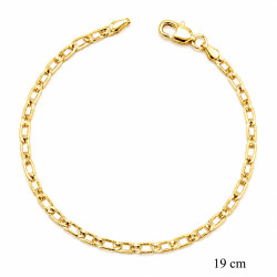 Bransoletka miedź pozłacana 14k - MF42229