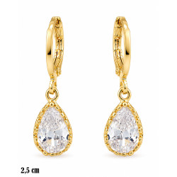 Kolczyki CM Miedź pozłacana 14k - MF42509