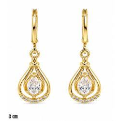 Kolczyki CM Miedź pozłacana 14k - MF42511