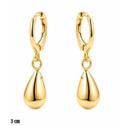 Kolczyki CM Miedź pozłacana 14k - MF42590