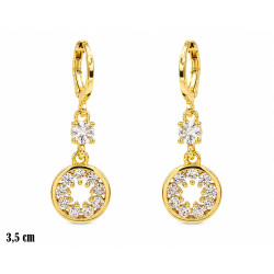 Kolczyki CM Miedź pozłacana 14k - MF42437
