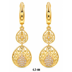 Kolczyki CM Miedź pozłacana 14k - MF42360