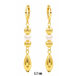 Kolczyki CM Miedź pozłacana 14k - MF42365