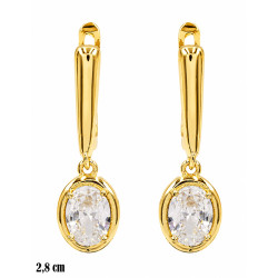 Kolczyki CM Miedź pozłacana 14k - MF42239