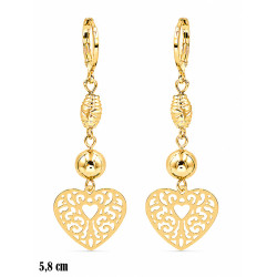 Kolczyki CM Miedź pozłacana 14k - MF42589