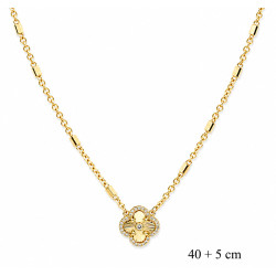 Naszyjnik miedź pozłacana 14k - MF42367