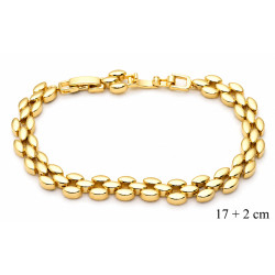 Bransoletka miedź pozłacana 14k - MF47719