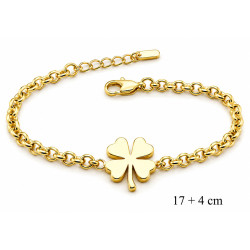 Bransoletka miedź pozłacana 14k - MF42659