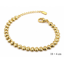 Bransoletka miedź pozłacana 14k - MF42679